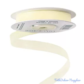 Organza szalag 10mm x 20m - Krém