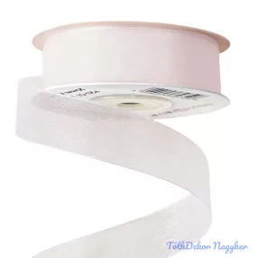 Organza szalag 20mm x 20m - Fehér