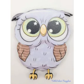 Kék cuki bagoly tábla csillagszemű