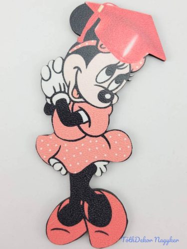 Minnie puncs ruhás tábla ballagó kalapban