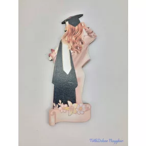 Ballagó lány táblácska