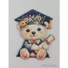 Ballagó figura 24 - Fehér maci