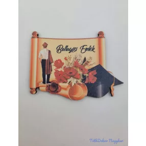 Ballagási emlék papírtekercs -  Fiú 21