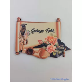 Ballagási emlék papírtekercs - Lány 26