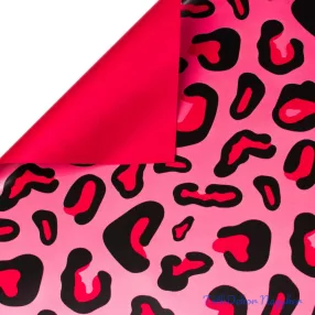   Párducmintás kis foltos fólia ív 58x58cm 20db/cs - Rózsaszín