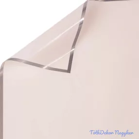 Fólia ív ezüst kerettel 57 x 57cm, 20db - Lakk fehér