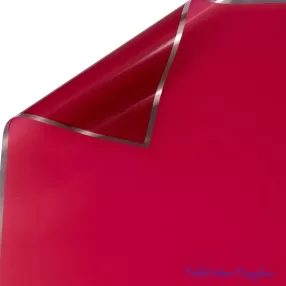 Fólia ív ezüst kerettel 57 x 57cm, 20db - Lakk bordó