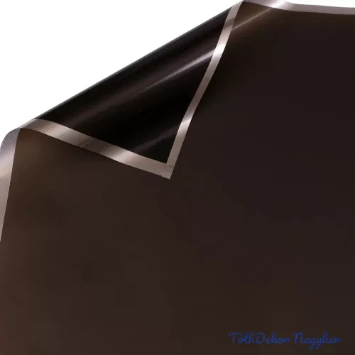 Fólia ív ezüst kerettel 57 x 57cm, 20db - Lakk fekete