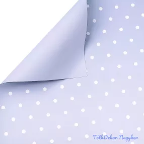   Pici pöttyös fólia ív 58x58cm 20db/cs - Világos levendula