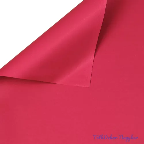Egyszínű csomagoló dekor fólia ív 58x58cm 20db/cs - Sötét Rózsaszín
