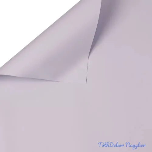 Egyszínű csomagoló dekor fólia ív 58x58cm 20db/cs - Világos levendula
