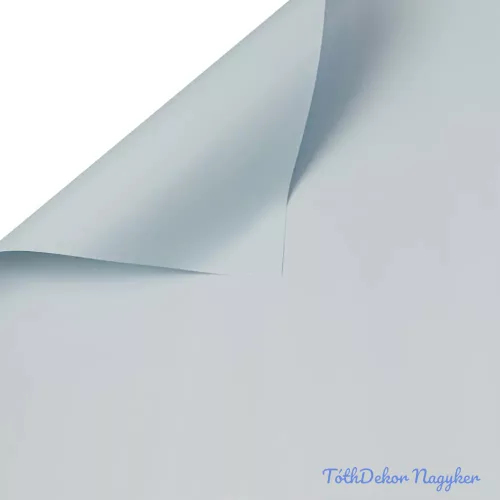 Egyszínű csomagoló dekor fólia ív 58x58cm 20db/cs - Világos kék