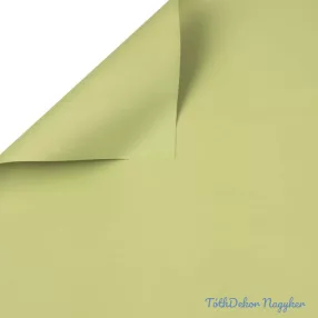   Egyszínű csomagoló dekor fólia ív 58x58cm 20db/cs - Zöld