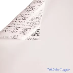 Fólia ív ezüst ragyogással 57 x 57cm, 15db - Fehér