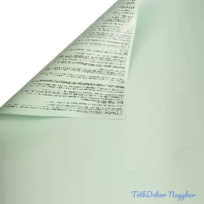   Fólia ív ezüst ragyogással 57 x 57cm, 15db - Pasztell zöld