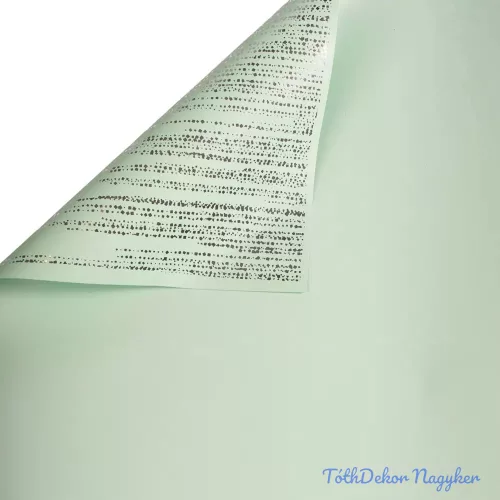 Fólia ív ezüst ragyogással 57 x 57cm, 15db - Pasztell zöld