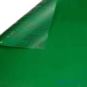   Fólia ív ezüst ragyogással 57 x 57cm, 15db - Sötétzöld