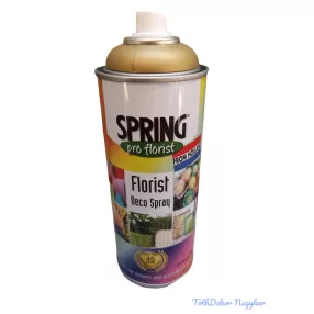   Virágfesték SPRING 400 ml dekorációs fújós festék spray - Brite Gold / Arany