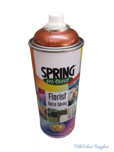 Virágfesték SPRING 400 ml dekorációs fújós festék spray - Coppertone / Réz Metál