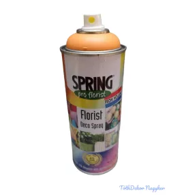   Virágfesték SPRING 400 ml dekorációs fújós festék spray - Orange Peel / Narancs Héj