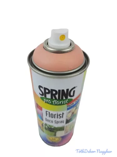 Virágfesték SPRING 400 ml dekorációs fújós festék spray - True Pink / Igazi Rózsaszín