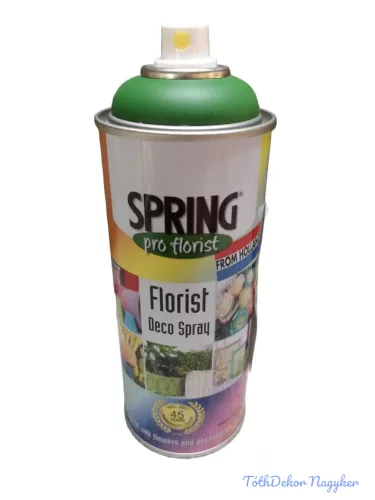 Virágfesték SPRING 400 ml dekorációs fújós festék spray - Green Olive / Zöld Oliva