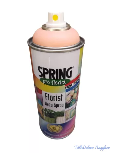 Virágfesték SPRING 400 ml dekorációs fújós festék spray - Soft Pink / Halvány Rózsaszín