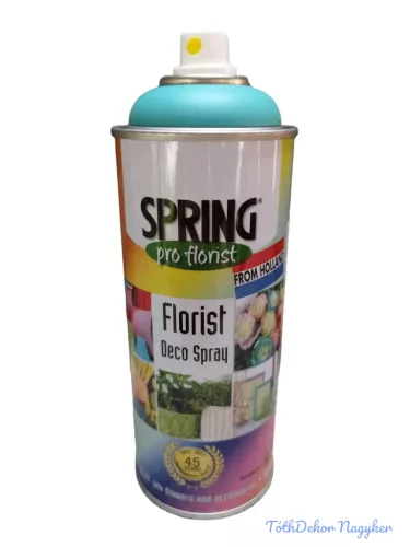 Virágfesték SPRING 400 ml dekorációs fújós festék spray - Cerulean Blue / Égszínkék