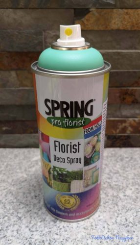 Virágfesték SPRING 400 ml dekorációs fújós festék spray - Aqua