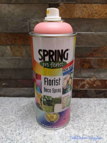 Virágfesték SPRING 400 ml dekorációs fújós festék spray - Rose / Rózsaszín