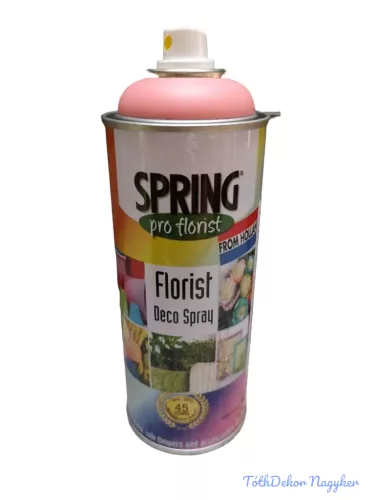 Virágfesték SPRING 400 ml dekorációs fújós festék spray - Rose / Rózsaszín
