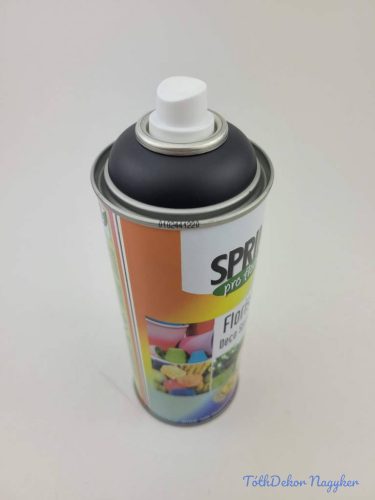 Virágfesték SPRING 400 ml dekorációs fújós festék spray - Black / Fekete