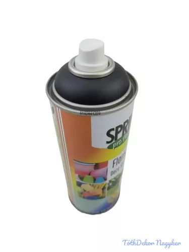 Virágfesték SPRING 400 ml dekorációs fújós festék spray - Black / Fekete