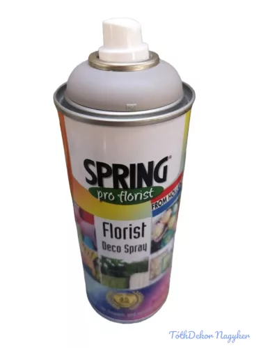 Virágfesték SPRING 400 ml dekorációs fújós festék spray - Mercury Grey / Higany Szürke