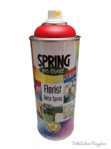 Virágfesték SPRING 400 ml dekorációs fújós festék spray - Tangerine / Mandarin