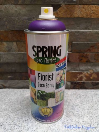 Virágfesték SPRING 400 ml dekorációs fújós festék spray - Regal Purple / Fejedelmi Lila