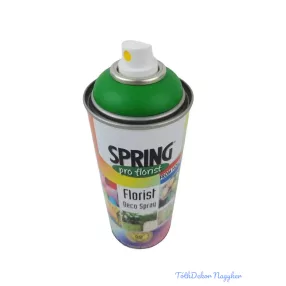   Virágfesték SPRING 400 ml dekorációs fújós festék spray - Signal Green / Zöld