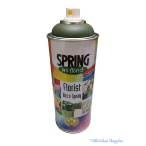   Virágfesték SPRING 400 ml dekorációs fújós festék spray - Moss Green / Moha Zöld