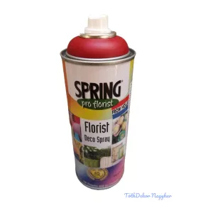   Virágfesték SPRING 400 ml dekorációs fújós festék spray - Holiday Red / Ünnepi Piros