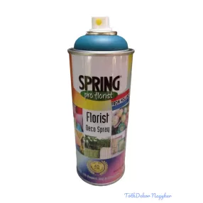   Virágfesték SPRING 400 ml dekorációs fújós festék spray - Peacock Blue / Páva Kék