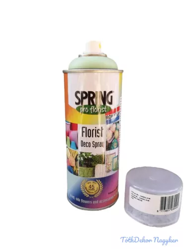 Virágfesték SPRING 400 ml dekorációs fújós festék spray - Spring Green / Tavaszi Zöld