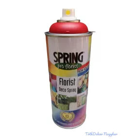   Virágfesték SPRING 400 ml dekorációs fújós festék spray - Sunrise Red / Napkelte Piros