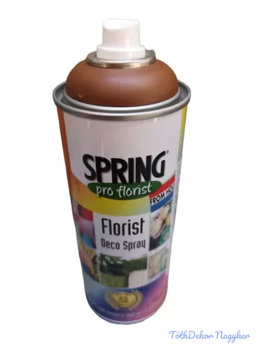 Virágfesték SPRING 400 ml dekorációs fújós festék spray - Rust Brown / Rozsda Barna