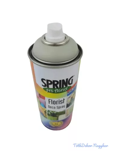 Virágfesték SPRING 400 ml dekorációs fújós festék spray - Platinum Grey / Platina Szürke