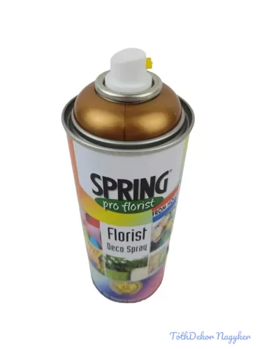 Virágfesték SPRING 400 ml dekorációs fújós festék spray - Antique Gold / Antik Arany