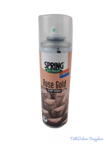 Virágfesték SPRING 300 ml dekorációs fújós festék spray - Rose Gold