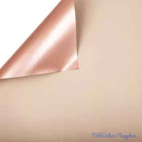 Kétoldalas fólia ív 58x58cm 20db/cs - Bézs/Rose gold