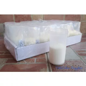   Mécsesbetét áttetsző poharas 10 cm / 70 g / 16 óra mécses betét TBZ70