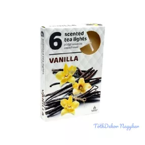 Illatos teamécses 6db/csomag - Vanília