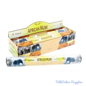   Tulasi hexa 20szál/doboz füstölő - African Musk / Afrikai Pézsma